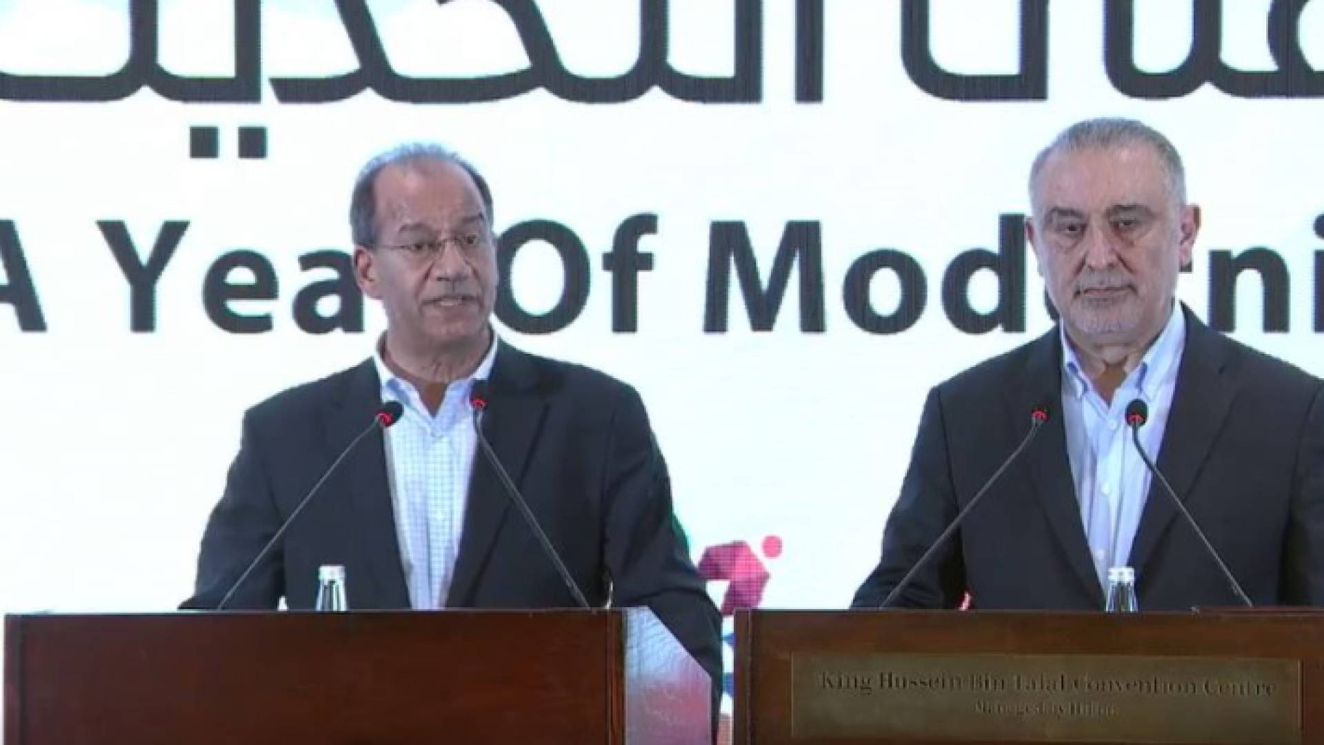 الوزيران فيصل الشبول وناصر الشريدة