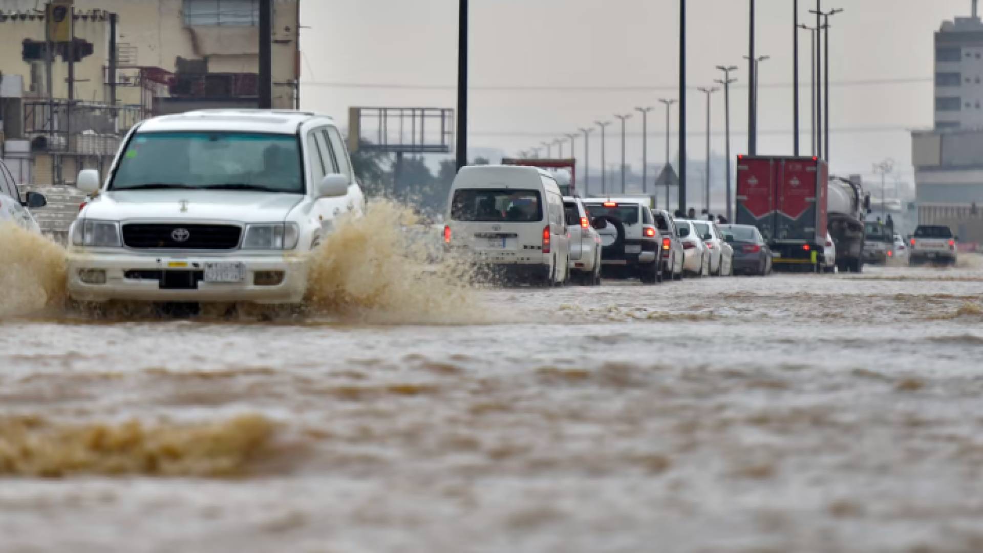 أمطار غزيرة شهدتها السعودية - أرشيفية
