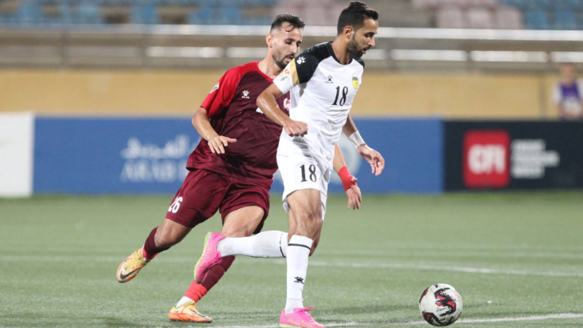 من مباراة الحسين ومعان