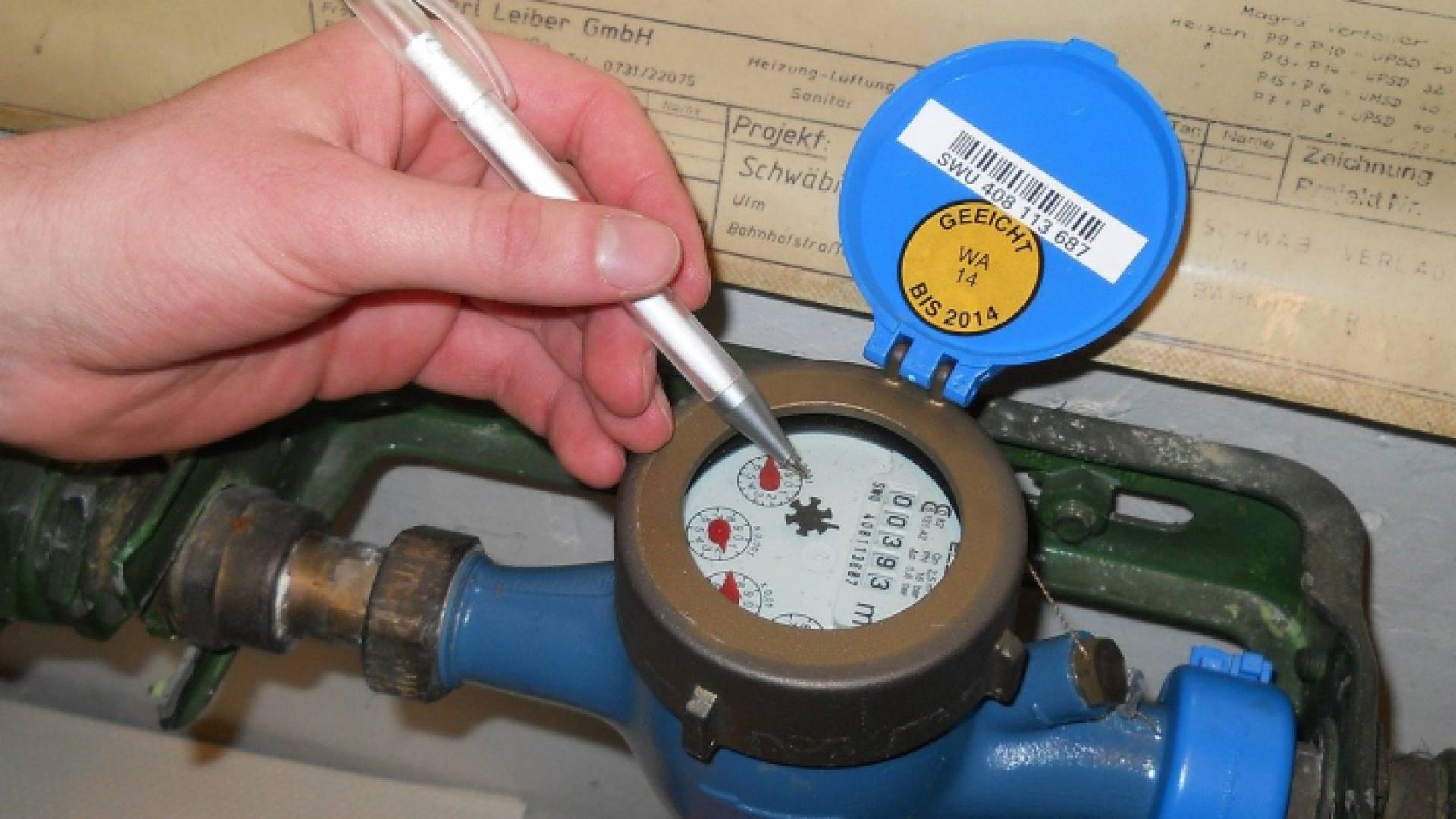 عداد مياه - تعبيرية