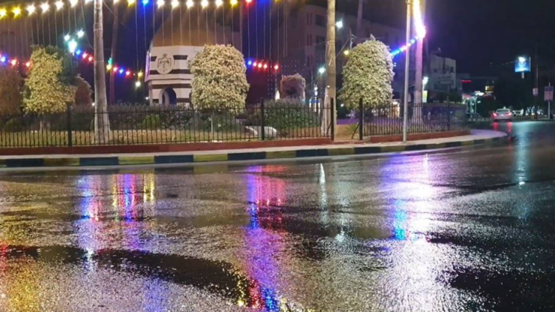 الأمطار في إربد