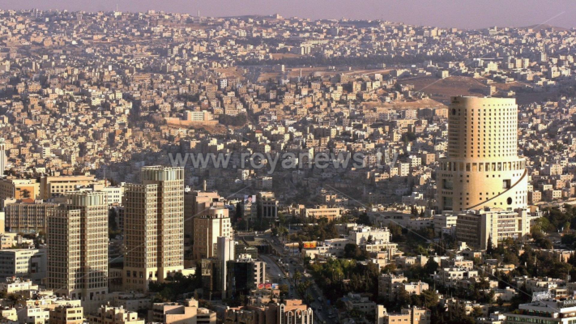 منظر عام للعاصمة عمان