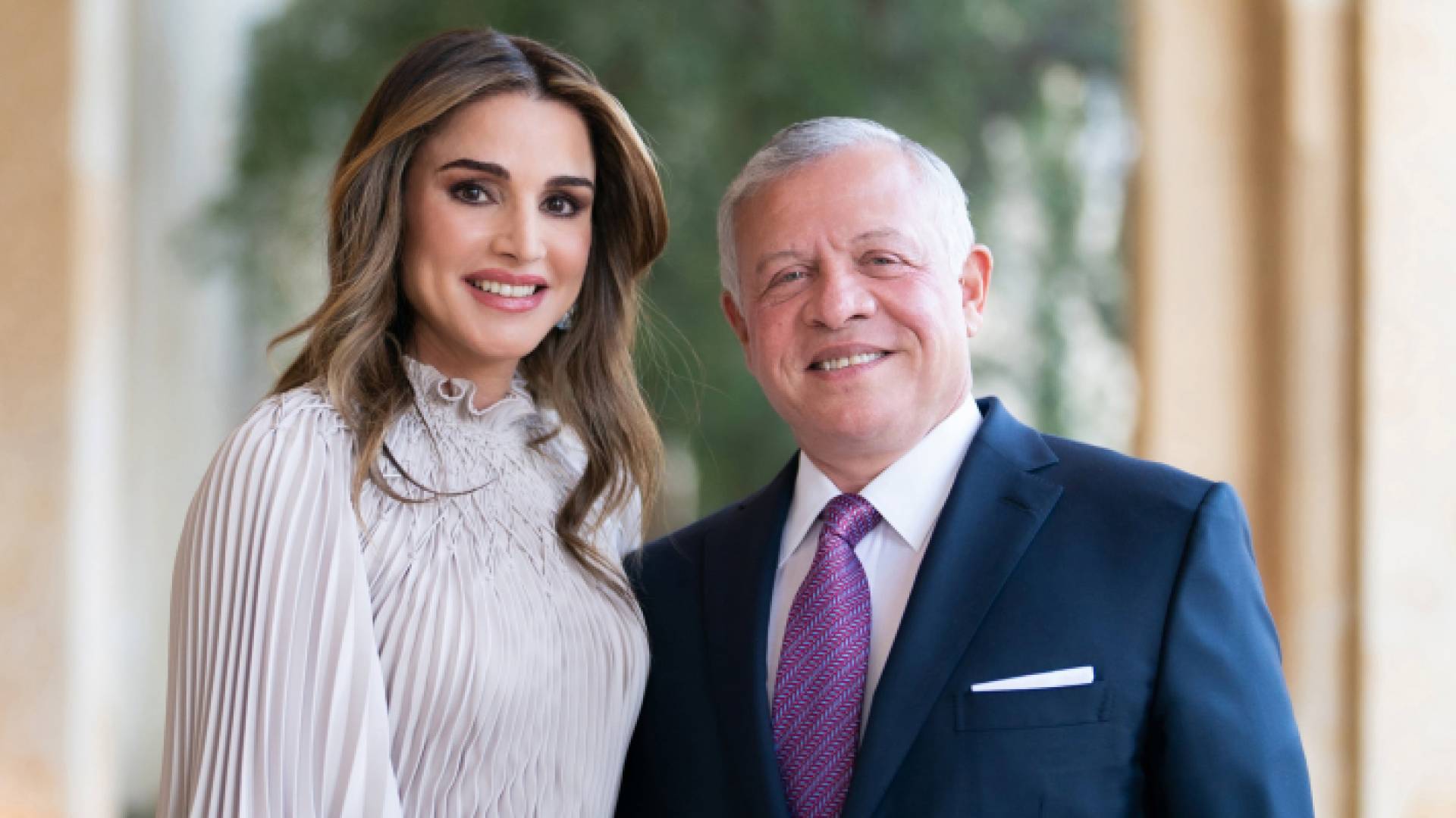 جلالة الملك عبدالله الثاني وجلالة الملكة رانيا العبدالله