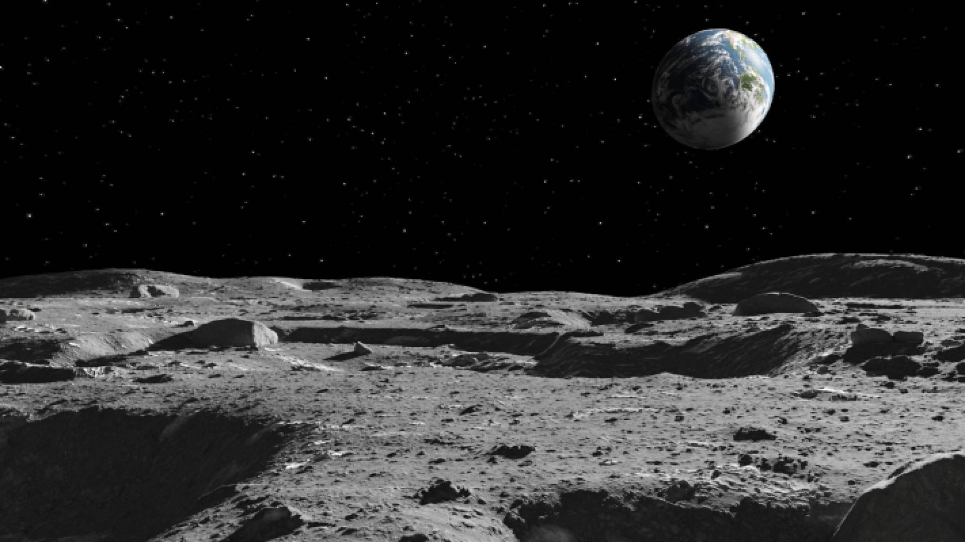 صورة ثلاثية الأبعاد لشطح القمر