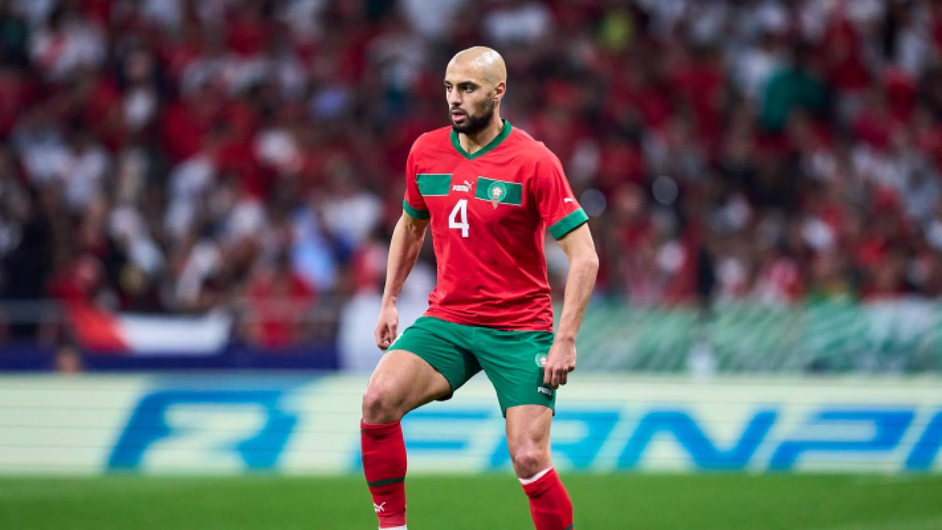 من مباراة سابقة مع المنتخب المغربي