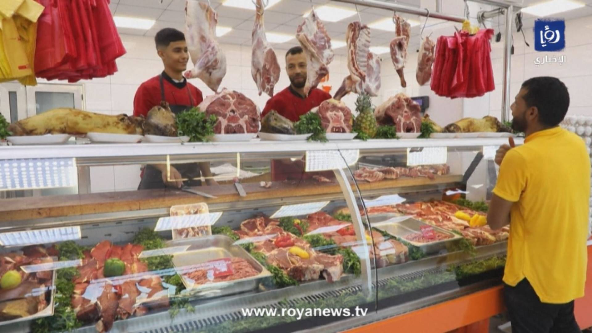 محل بيع اللحوم في ليبيا