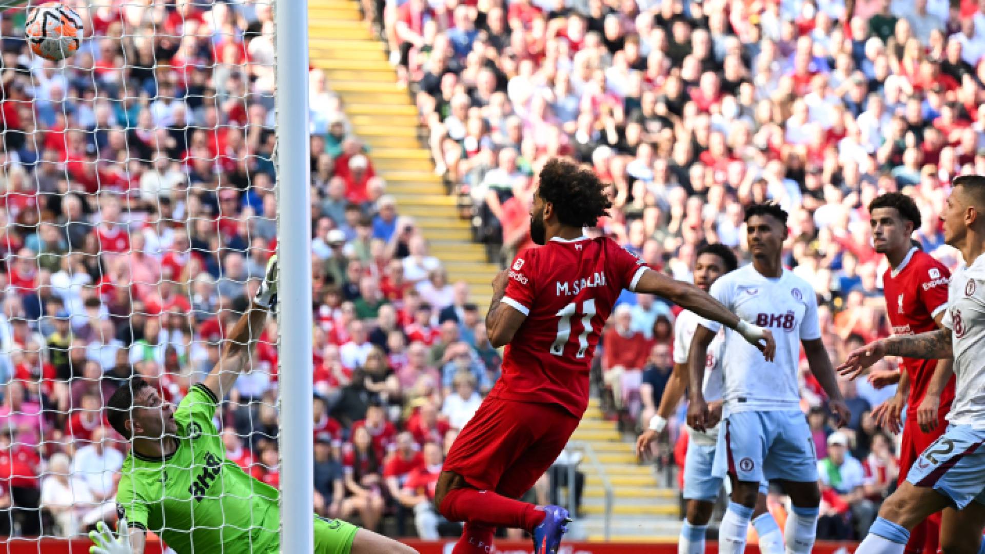 محمد صلاح يسجل هدف ليفربول