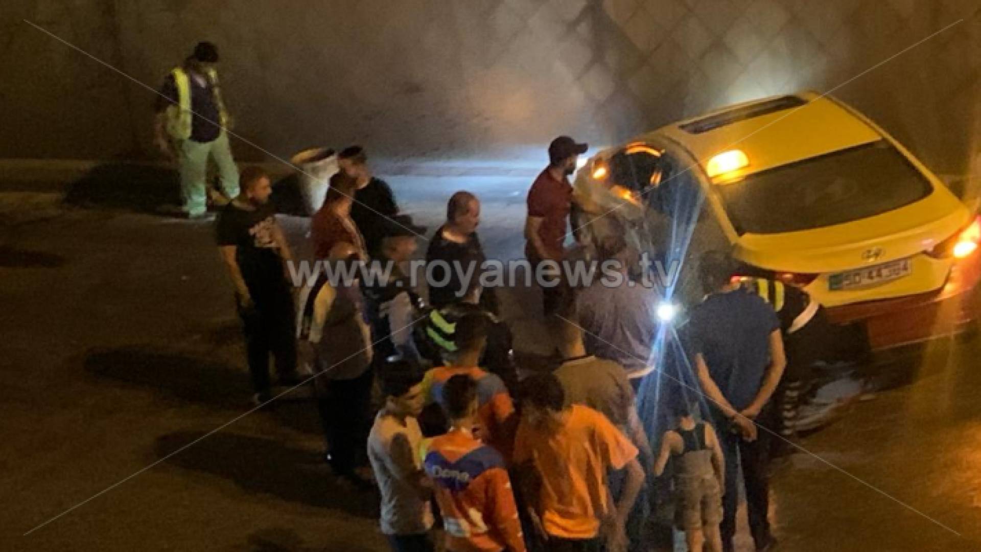 حادث سير أسفل نفق الجودية