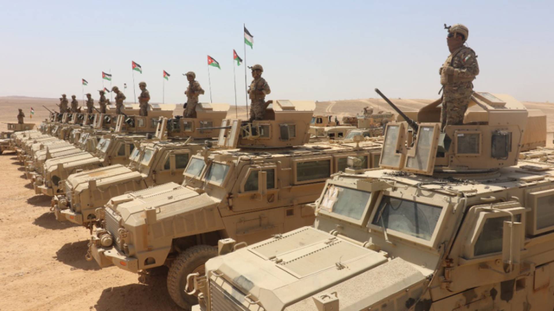 عناصر من القوات المسلحة الأردنية