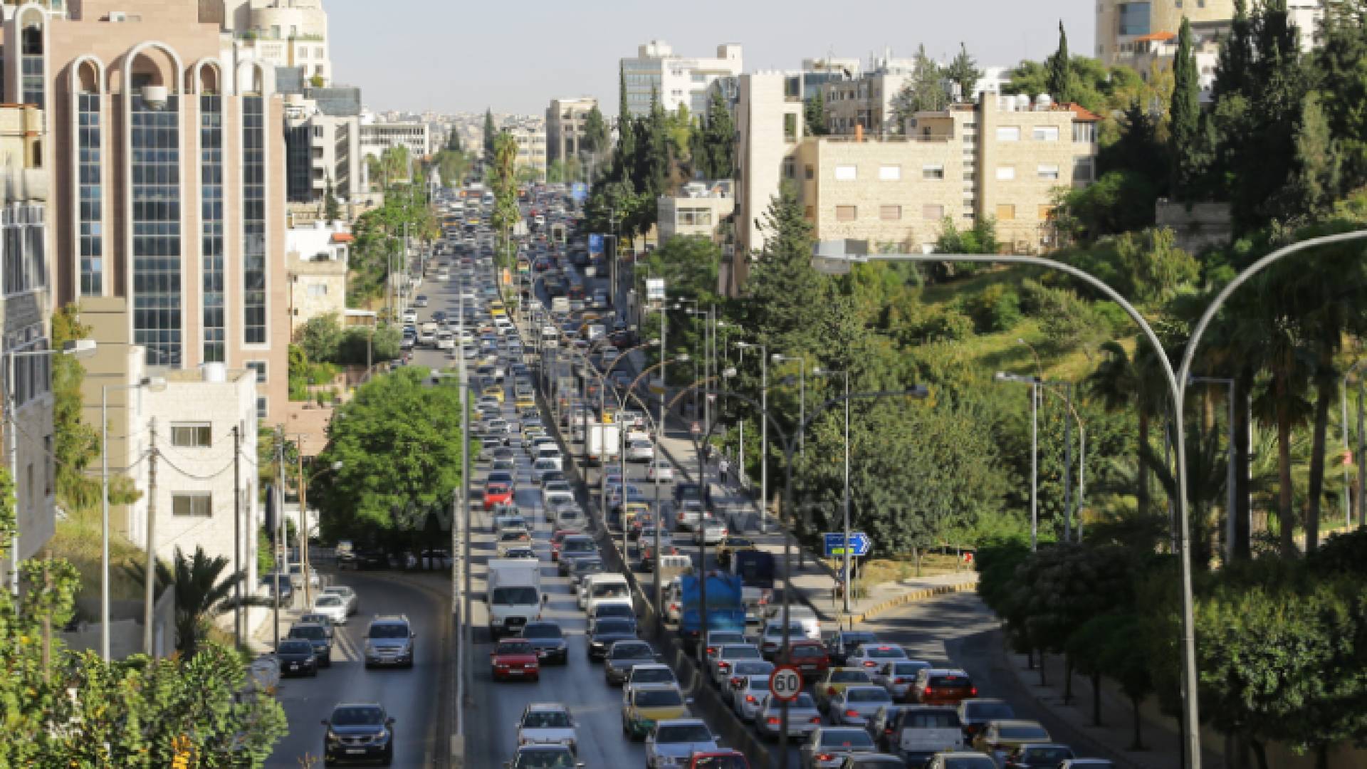 مركبات في العاصمة عمان