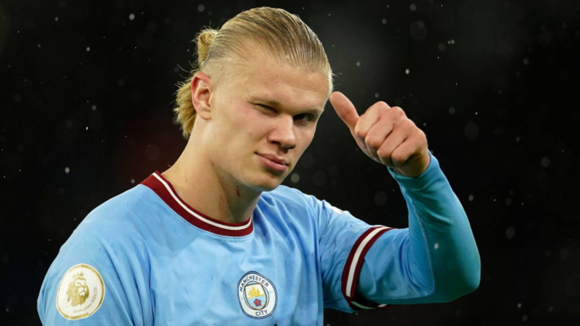 صورة لهالاند من مباراة سابقة