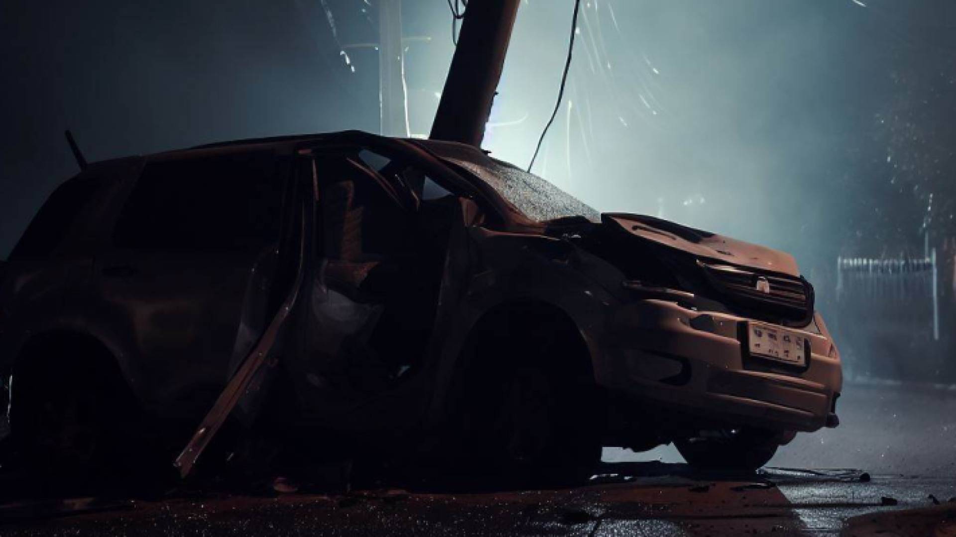 حادث تصادم عبر تقنية الذكاء الاصطناعي