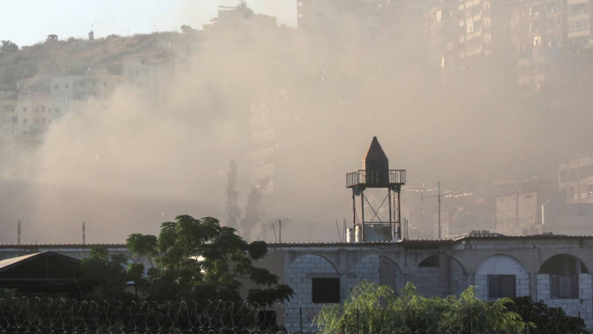 جانب من الاشتباكات في مخيم عين الحلوة