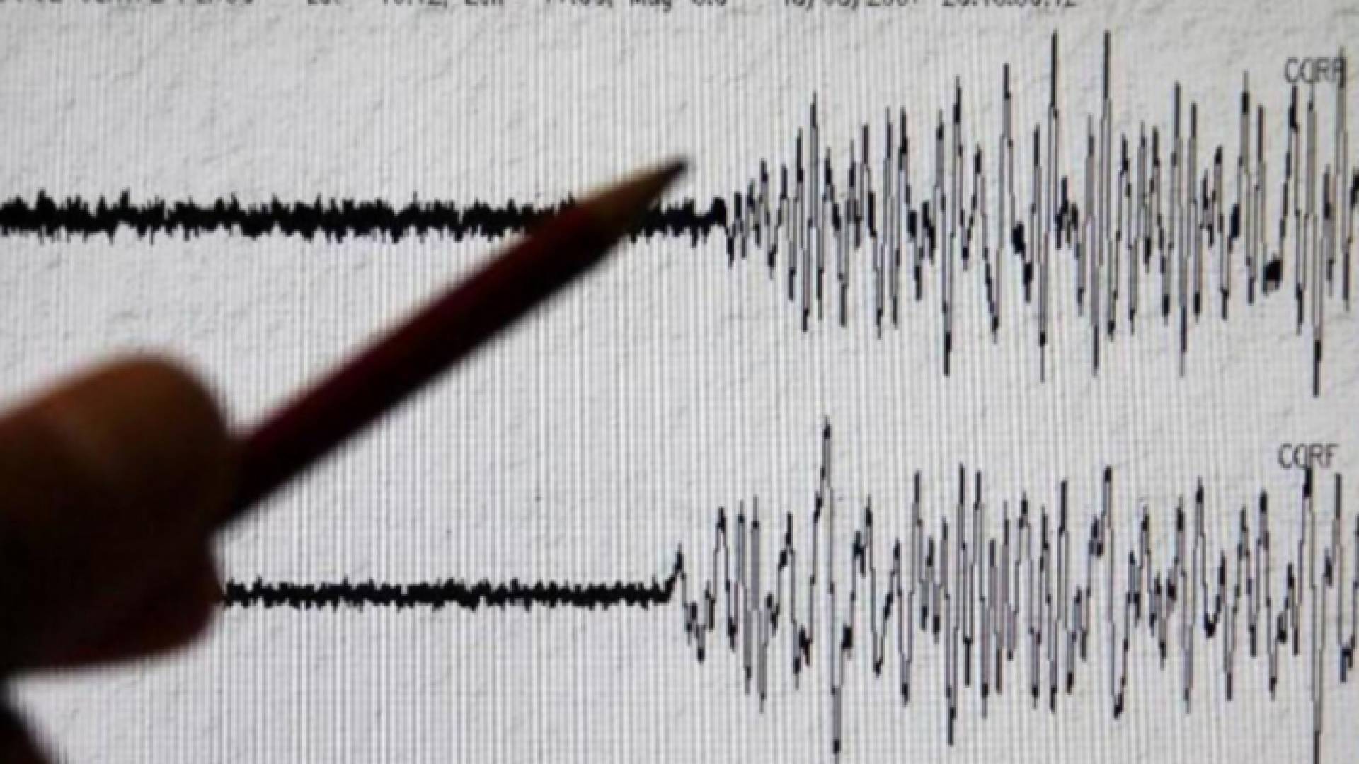 تسجيل زلزال