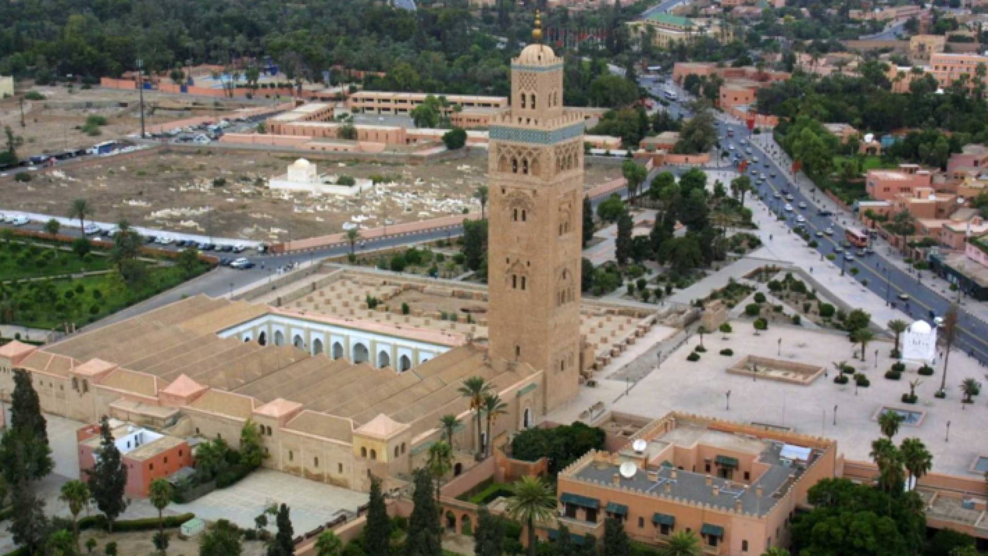 جامع الكتبية جزء من التراث العمراني الموحدي في مراكش