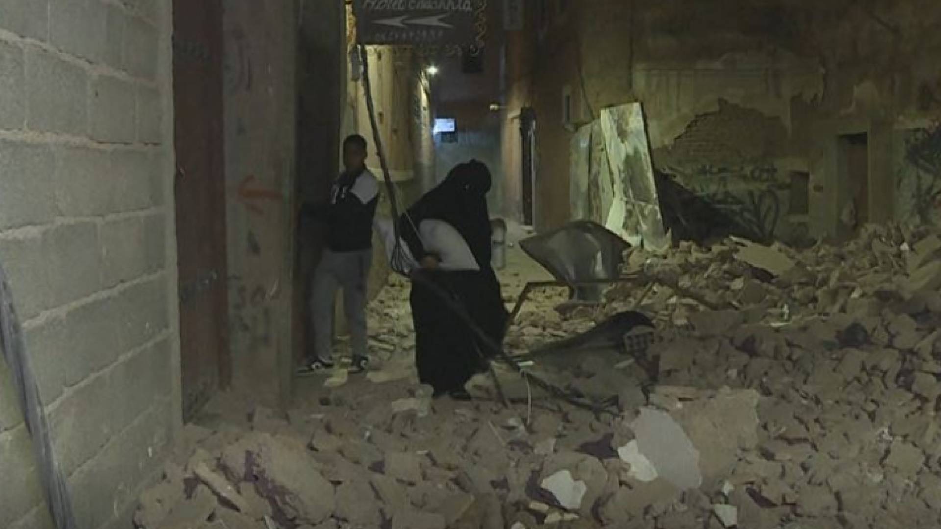 أثار الزلزال في المغرب