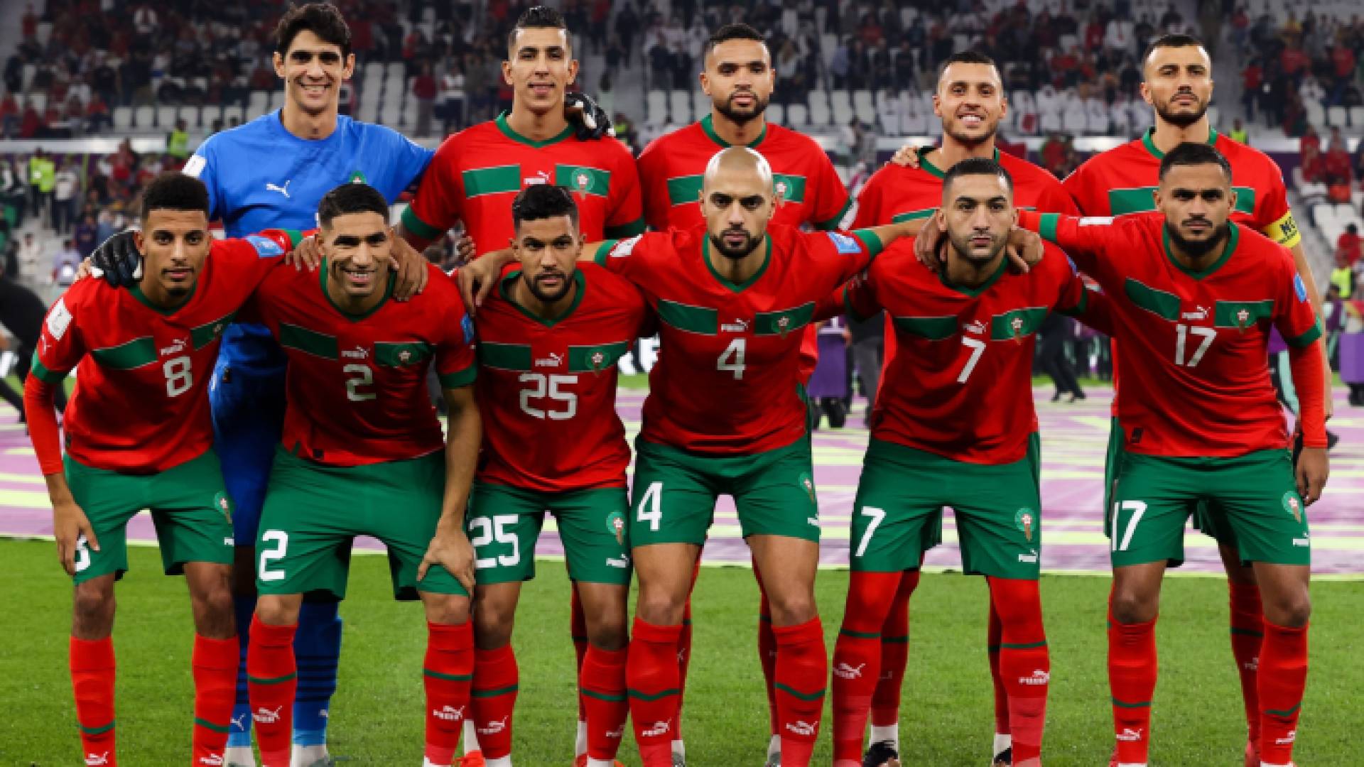 صورة سابقة للمنتخب المغربي