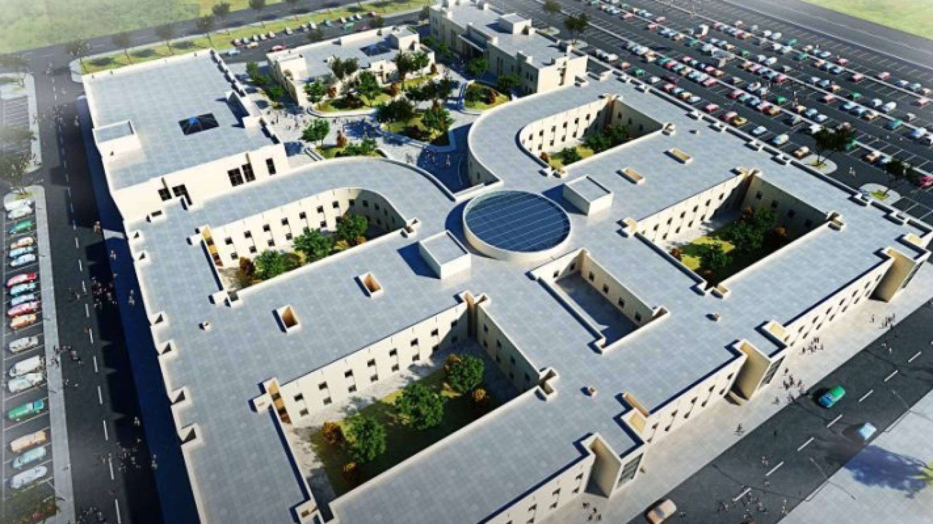 مخطط هندسي لجمرك عمان الجديد