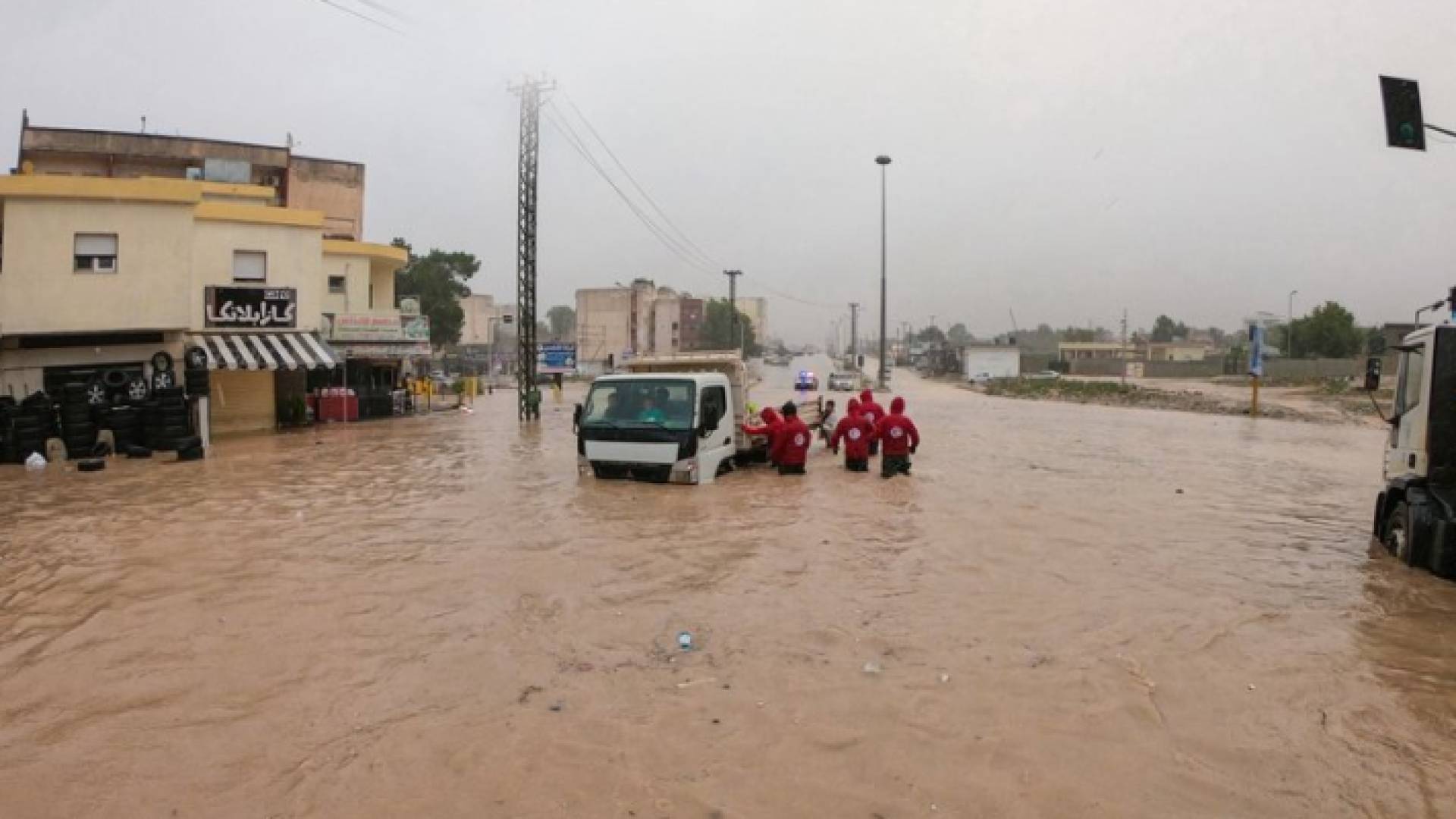 إعصار دانيال يضرب ليبيا