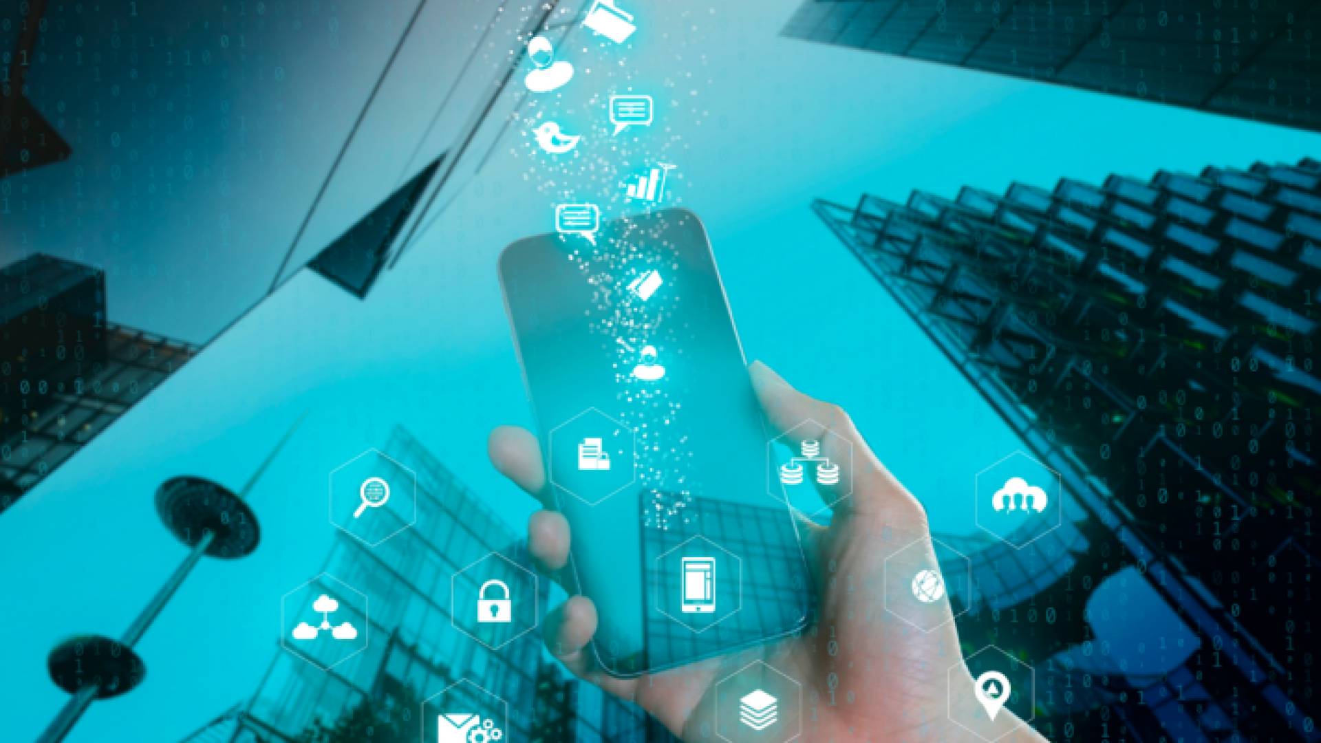 صورة تعبر عن المحادثات عبر التطبيقات