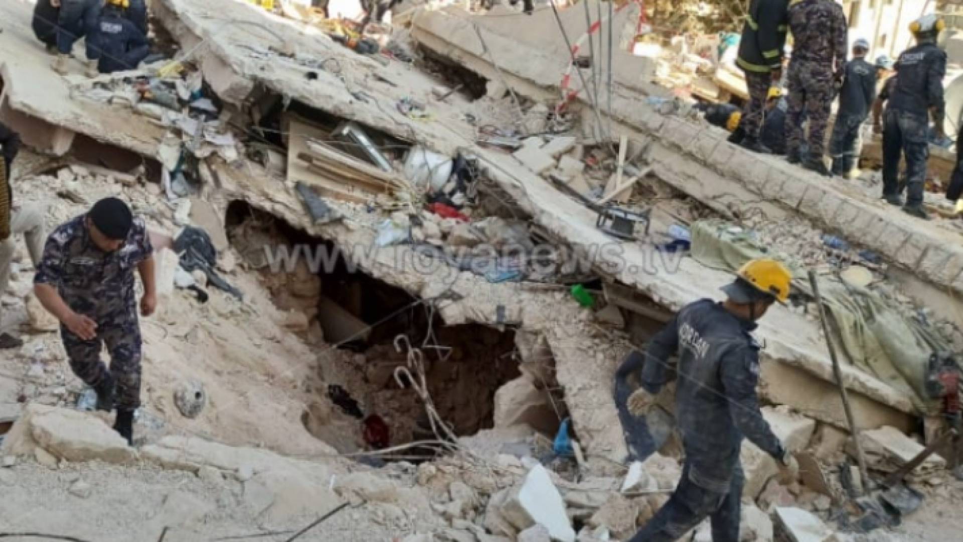 عمارة اللويبدة المنهارة