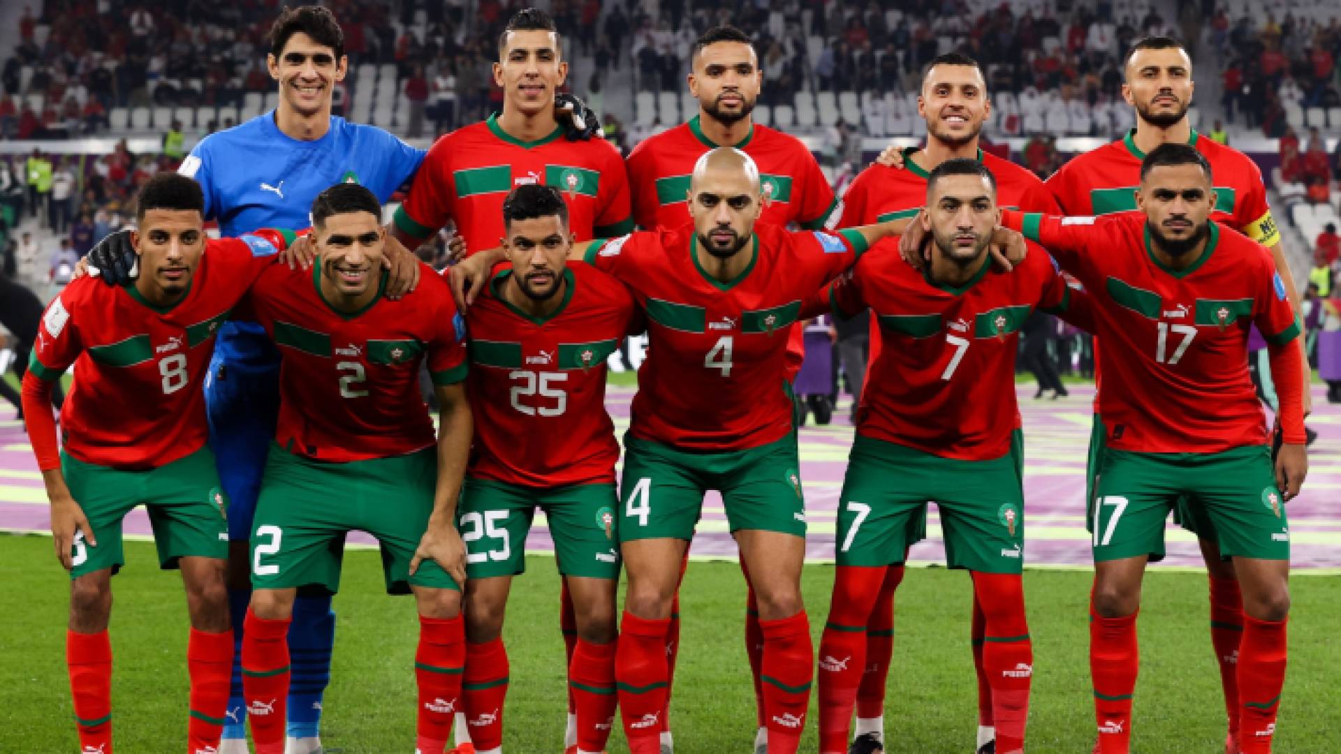 صورة سابقة للمنتخب المغربي