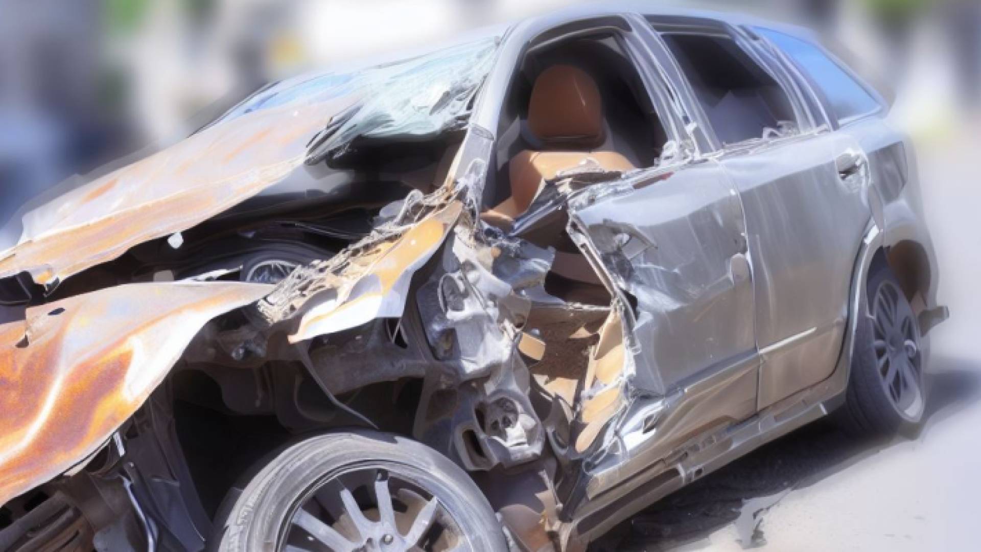 صورة أرشيفية لتدهور مركبة عبر تقنية الذكاء الاصطناعي