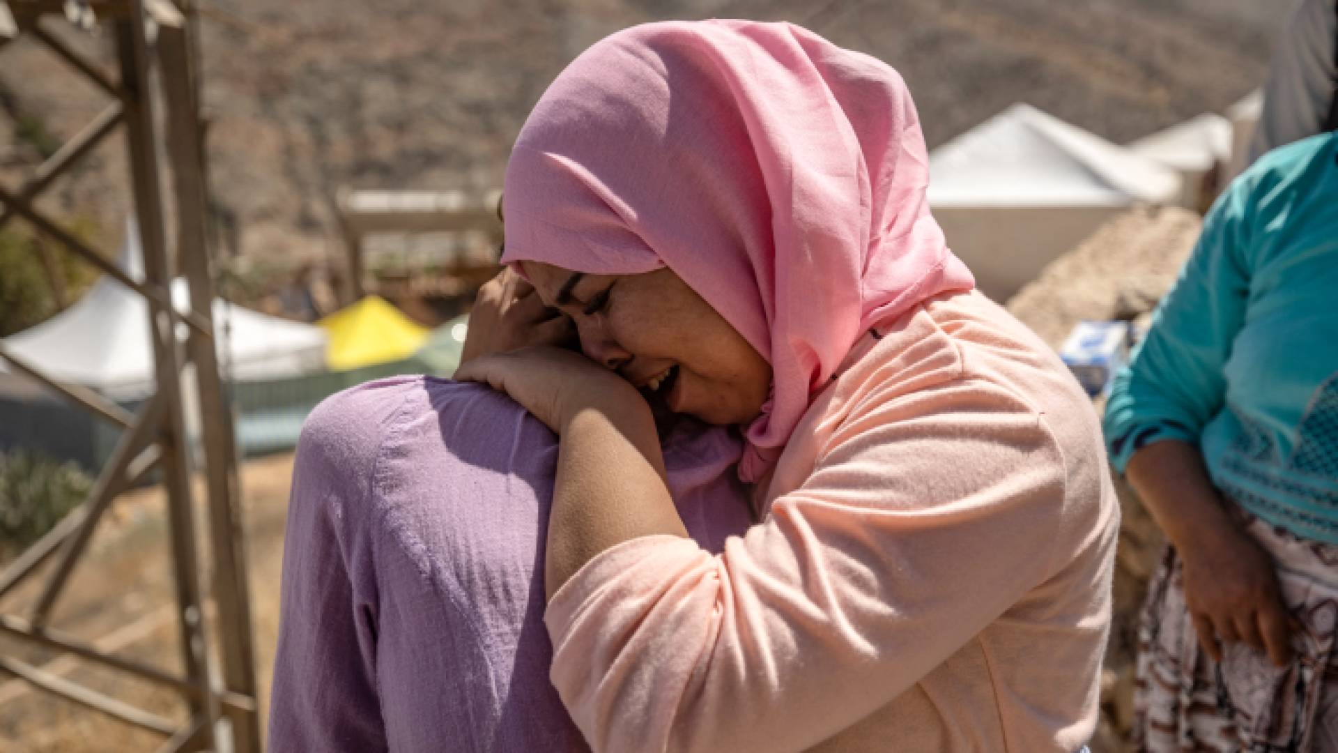 ذوو ضحايا الزلزال في المغرب