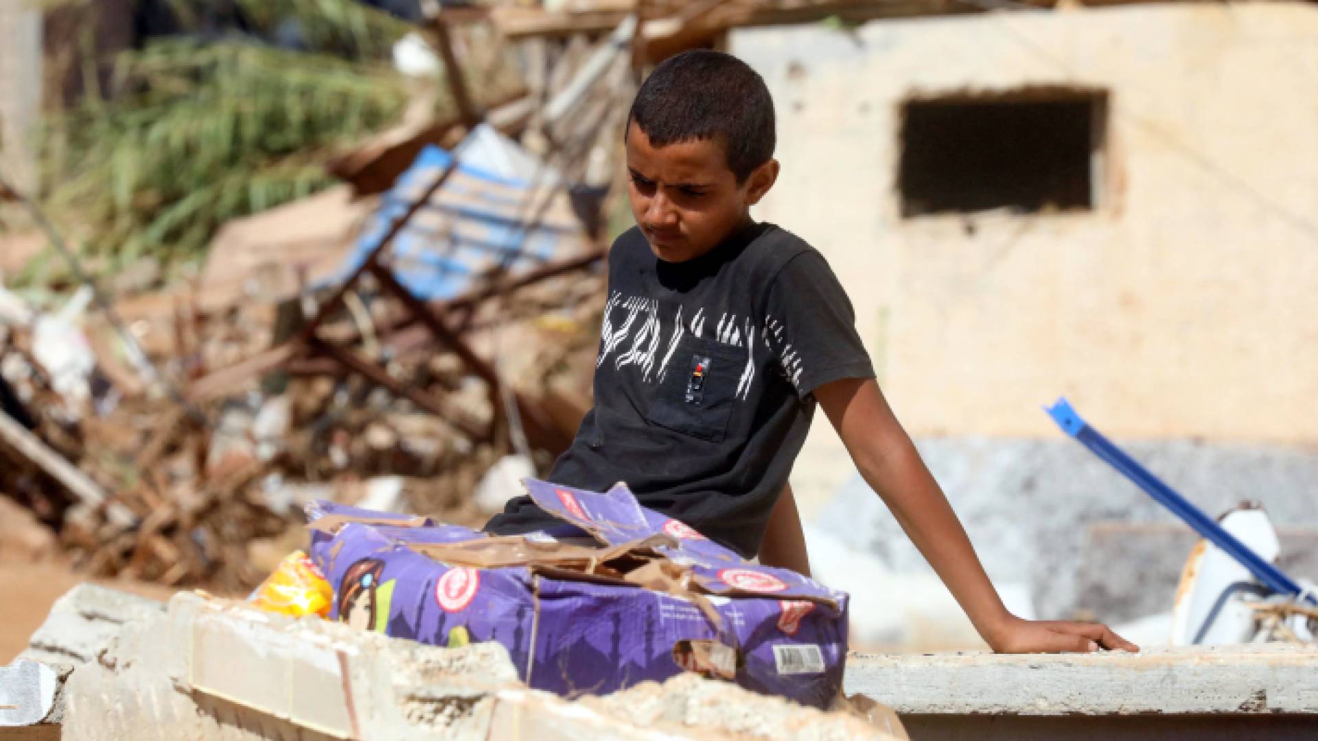 آثار الإعصار في ليبيا