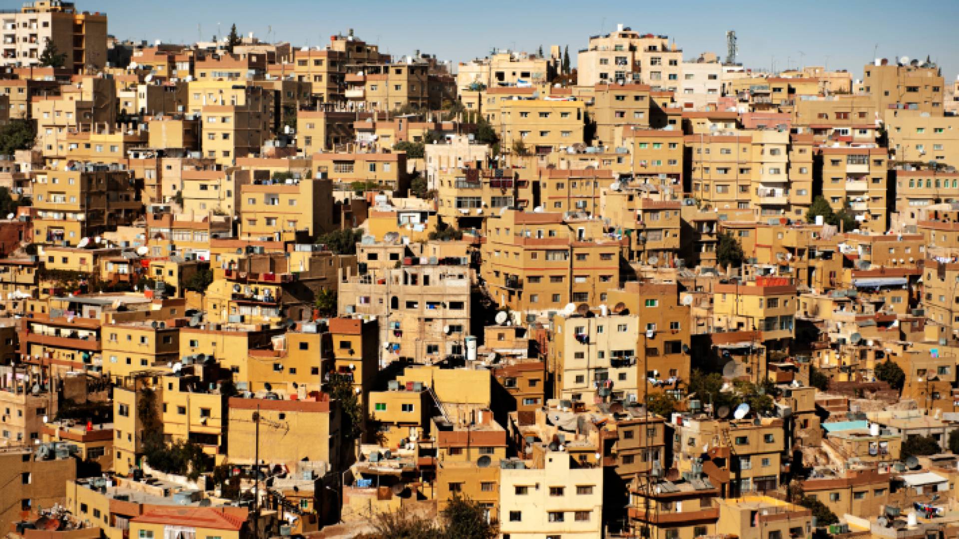 صورة عامة للعاصمة عمان