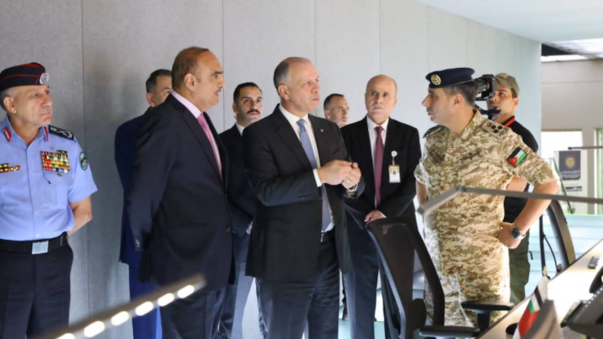 نائب جلالة الملك - الأمير فصيل ابن الحسين خلال الزيارة