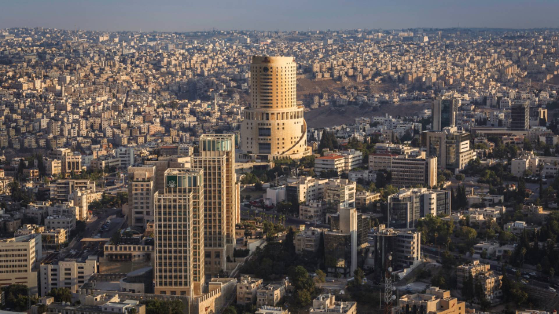 صورة عامة للعاصمة عمان