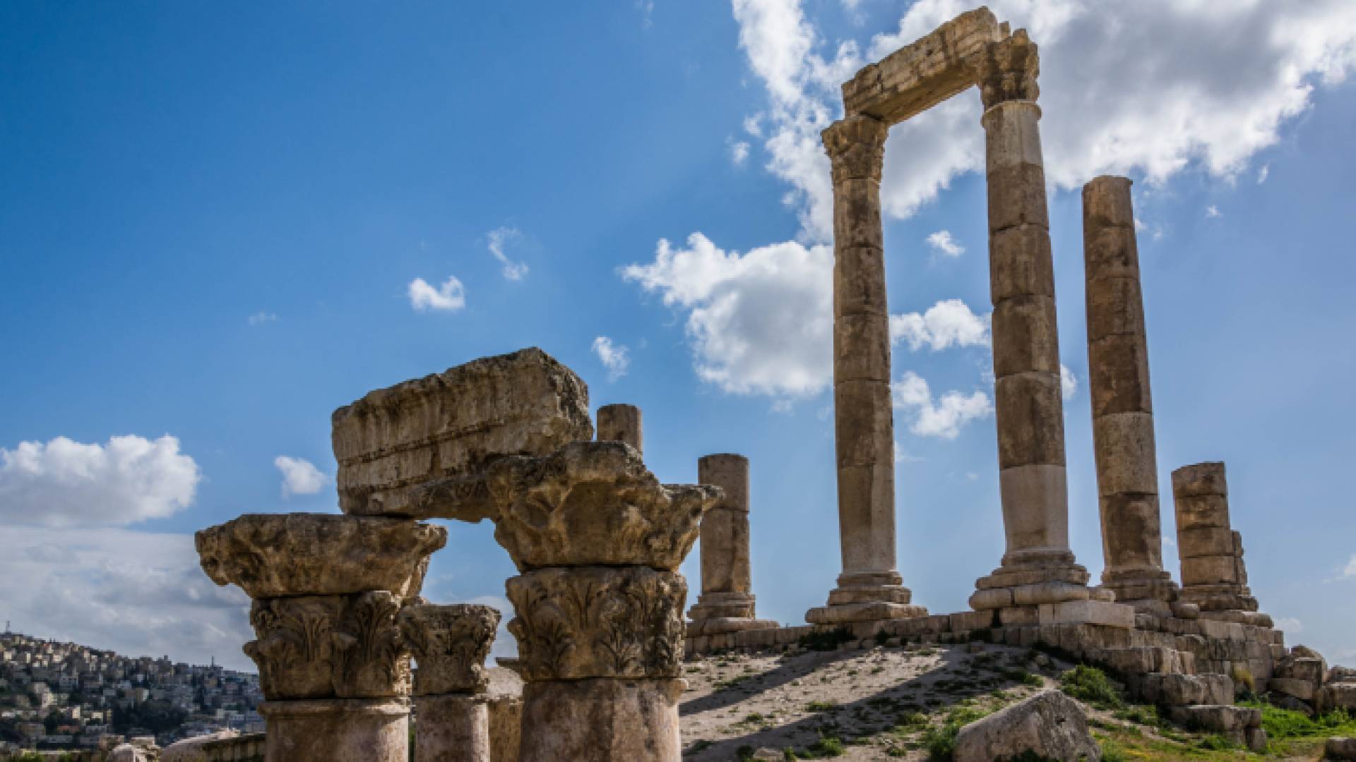 أحد المواقع الأثرية في العاصمة عمان