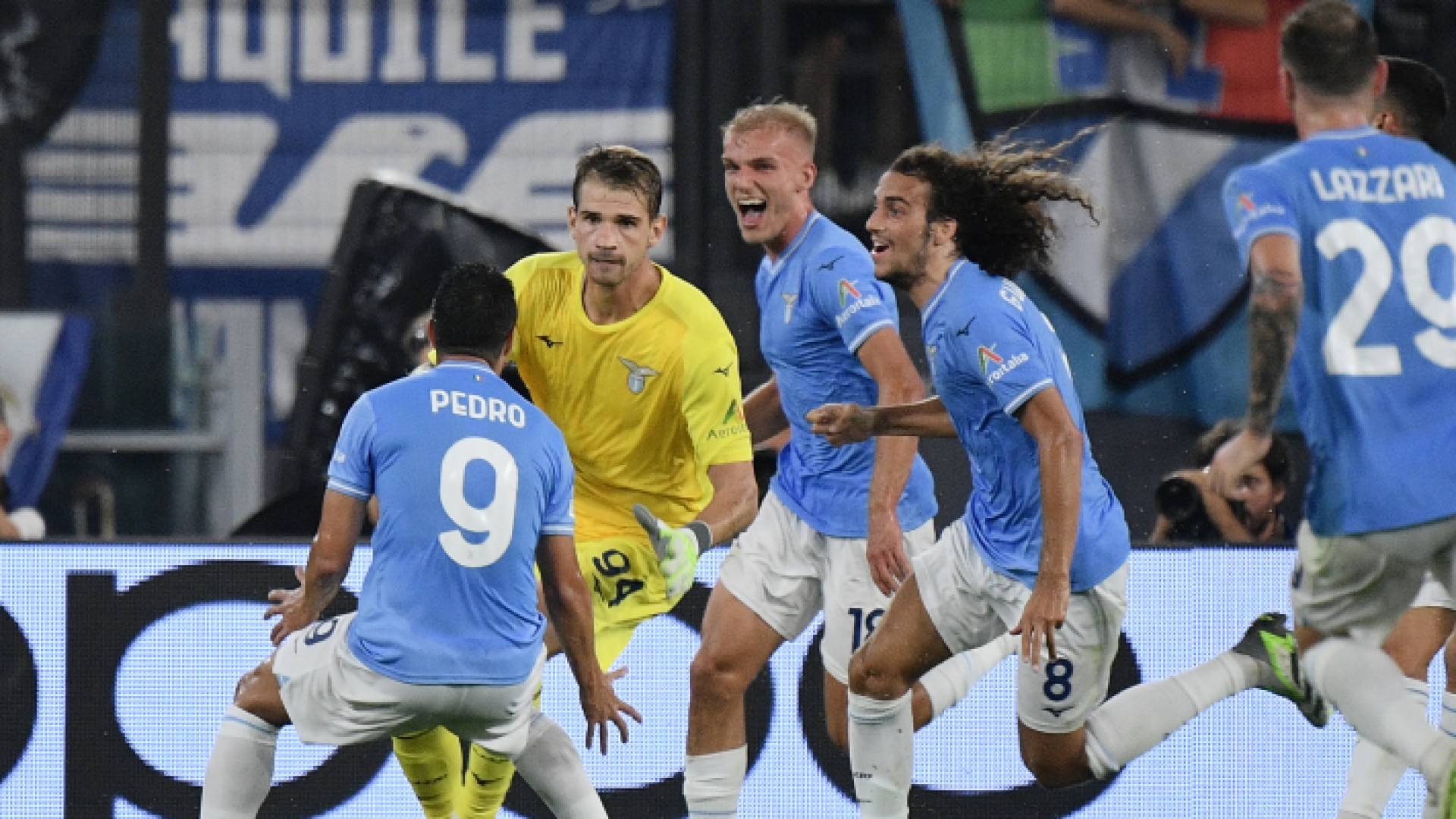 من مباراة اتلتيكو مدريد ولاتسيو