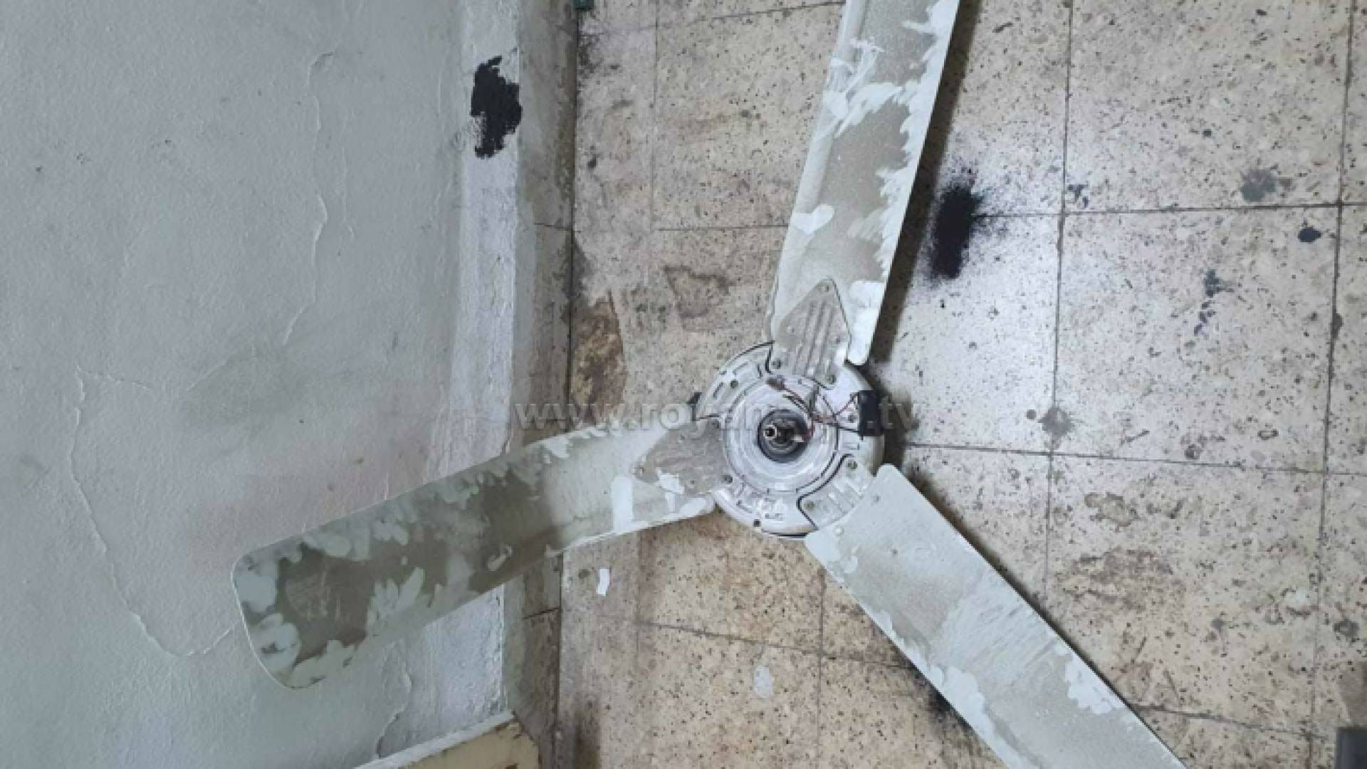 المروحة التي أصابت الطفلة