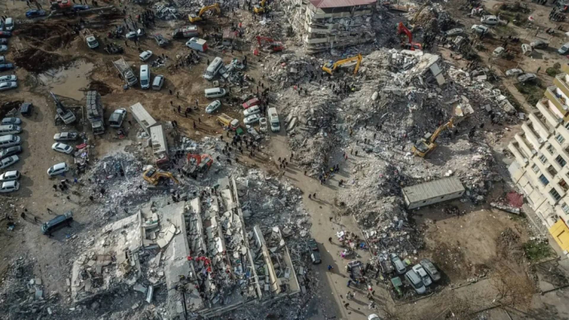 دمار جراء زلزال ضرب كهرمان مرعش