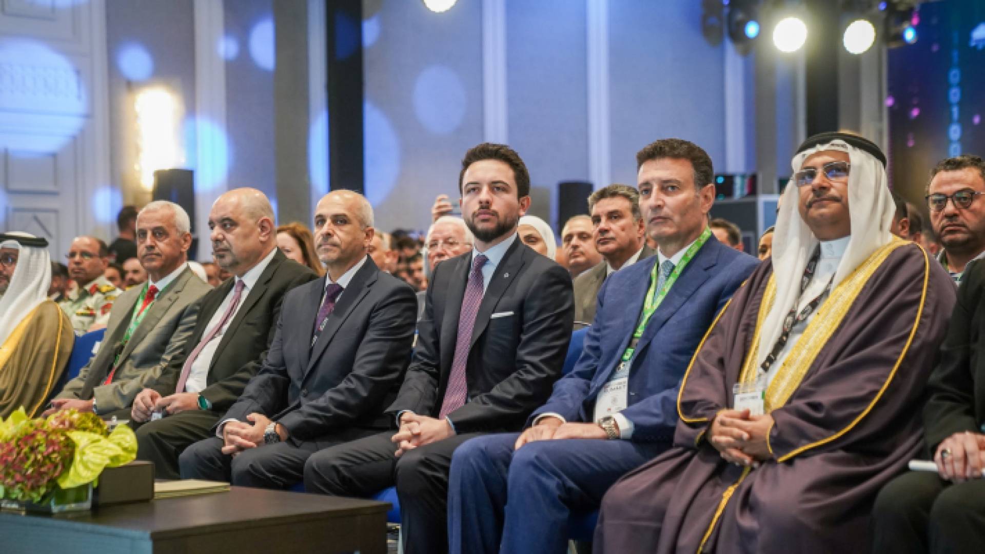 الصورة خلال حضور ولي العهد "قمة الأردن الأولى للأمن السيبراني"