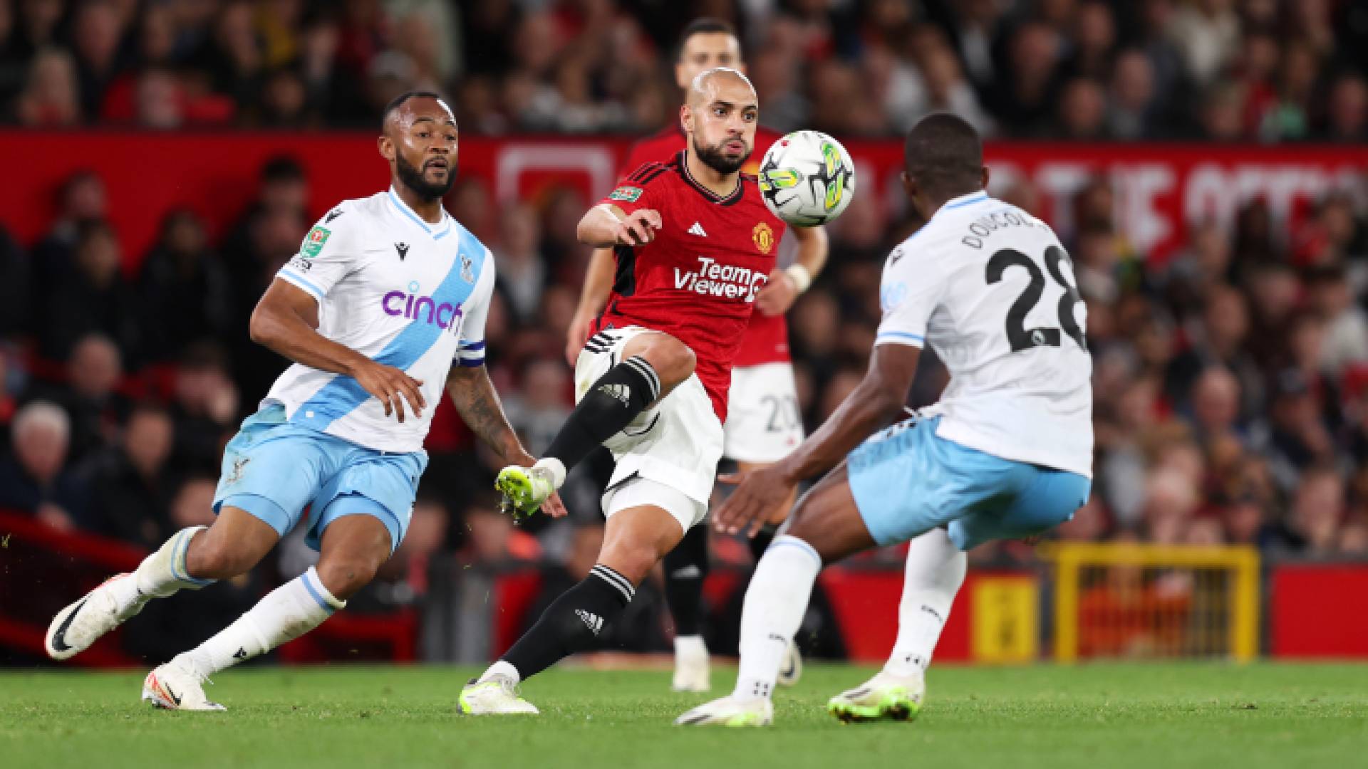 من مباراة مانشستر يونايتد وكريستال بالاس