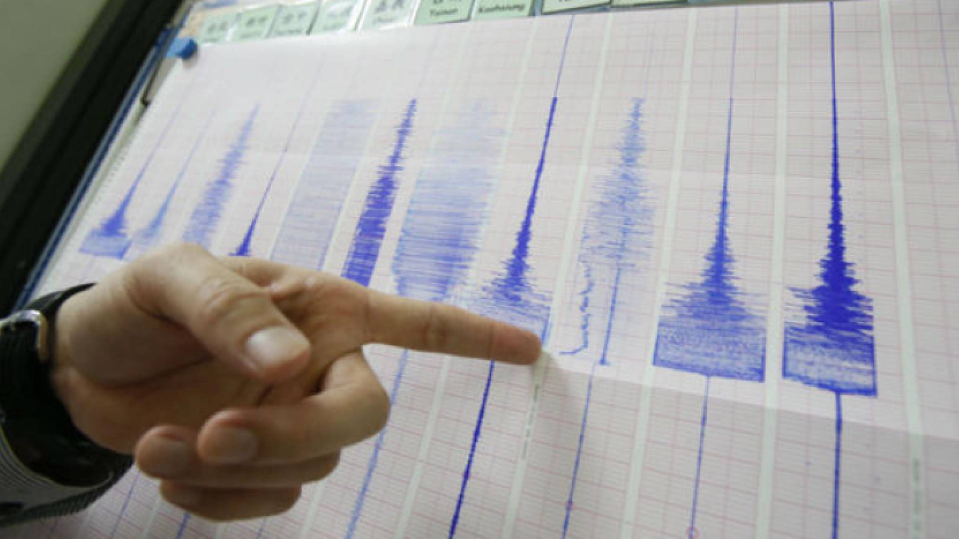 رصد زلزال على مقياس ريختر