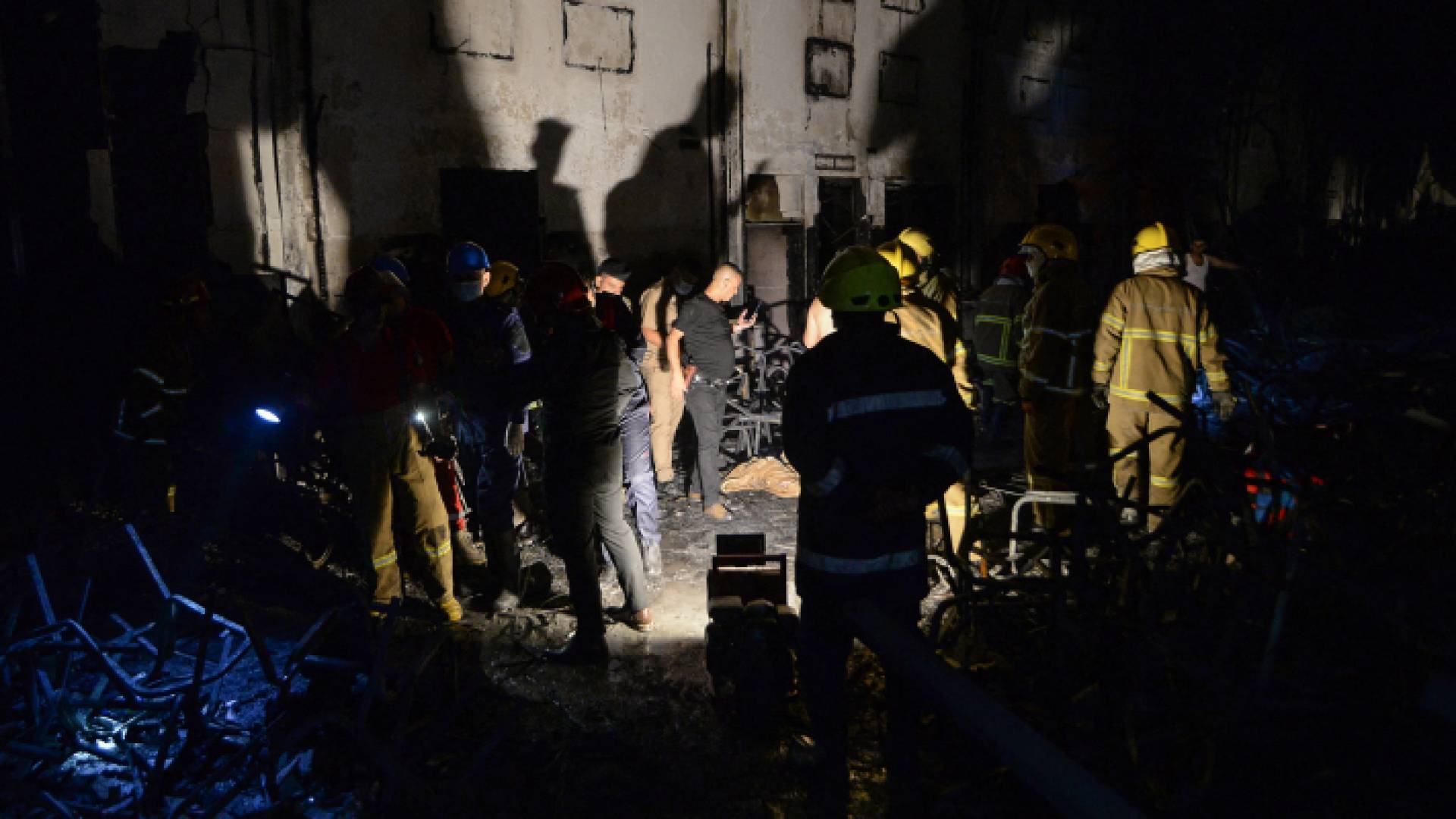 صورة من الحريق