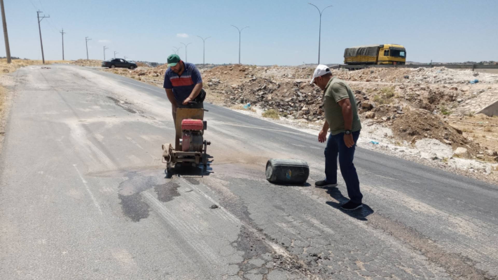 جانب من أعمال الصيانة