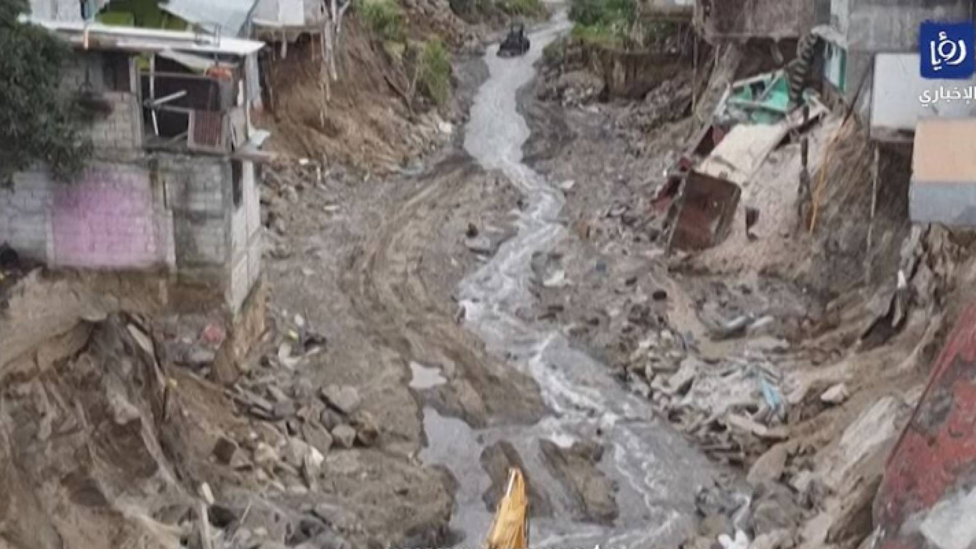 الصورة من الفيضانات