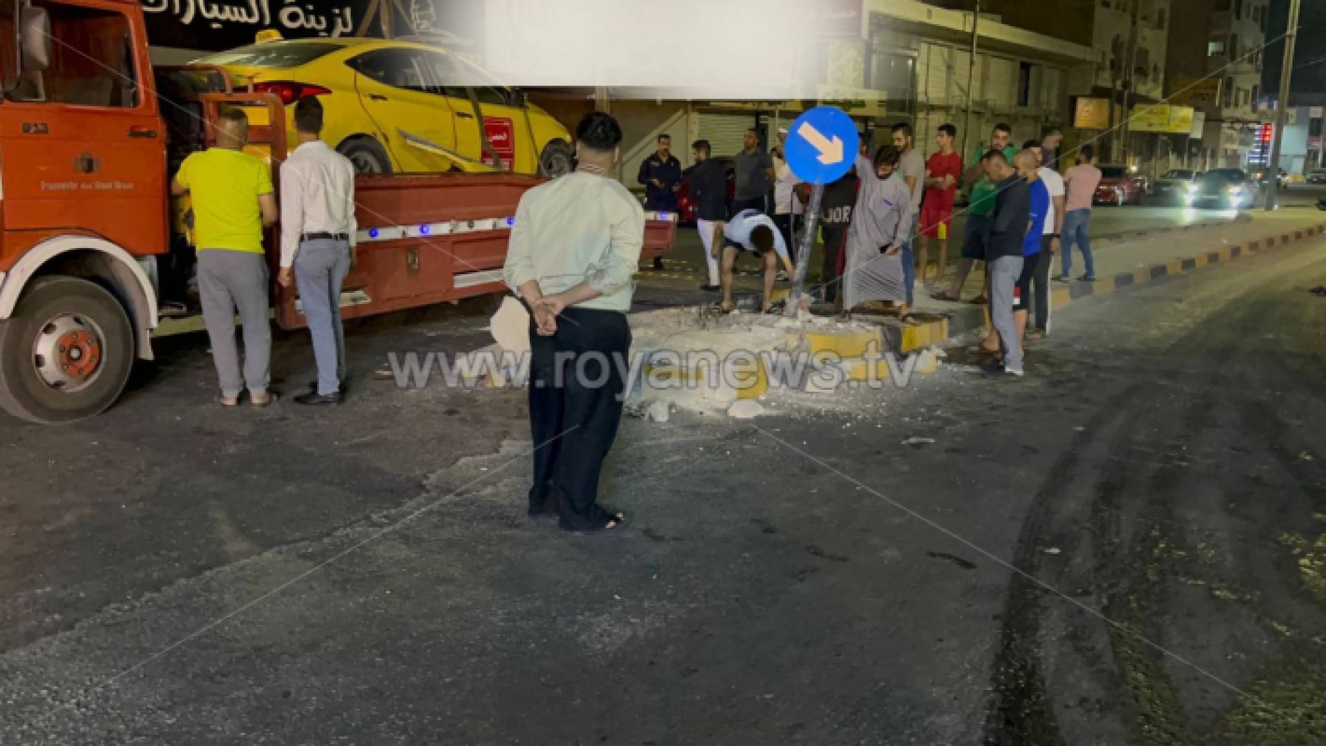 الصورة من موقع الحادث