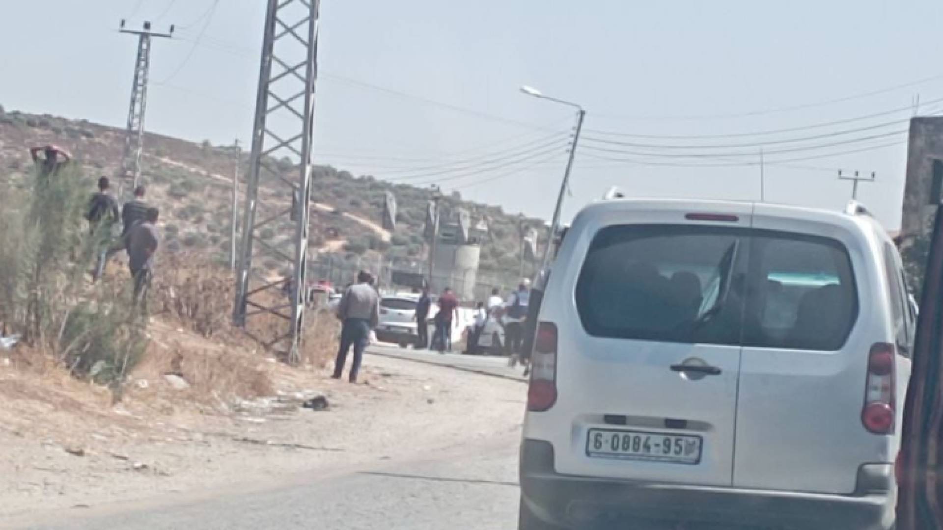 الصورة من موقع حادثة الدعس