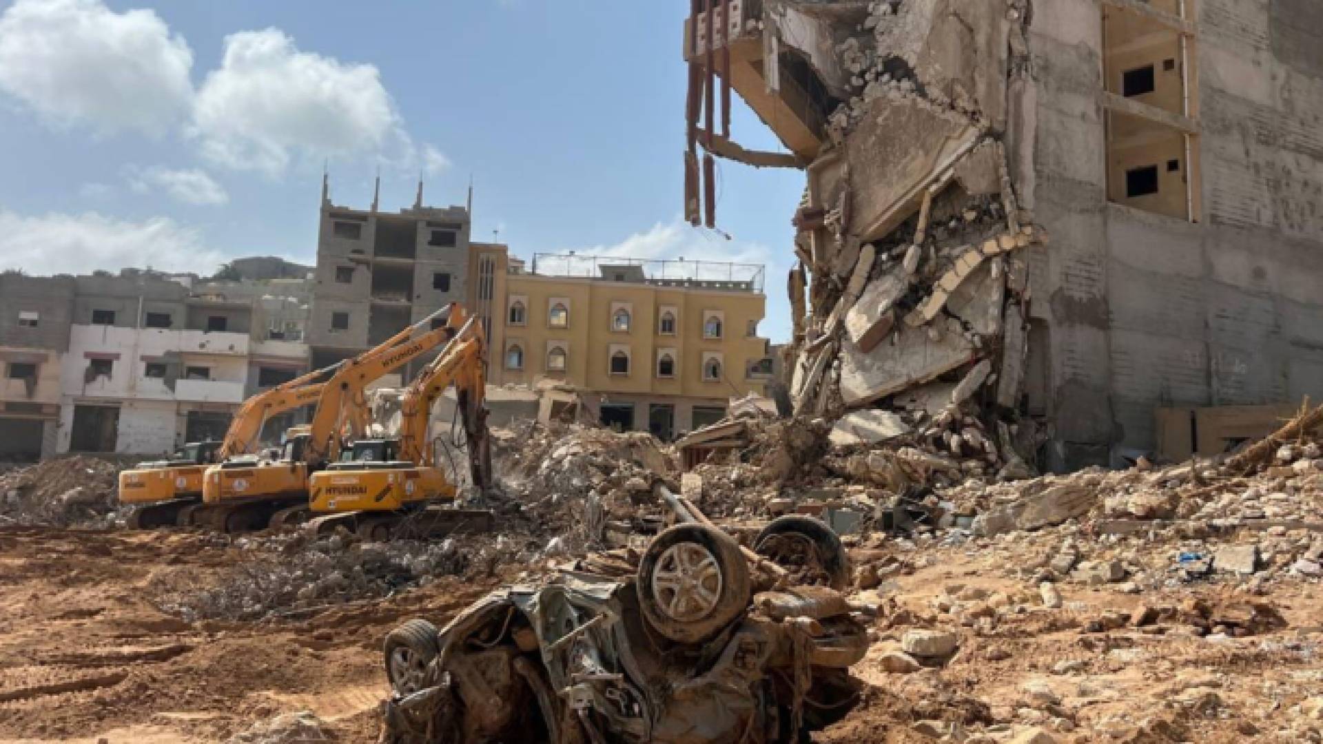 آثار الدمار في درنة