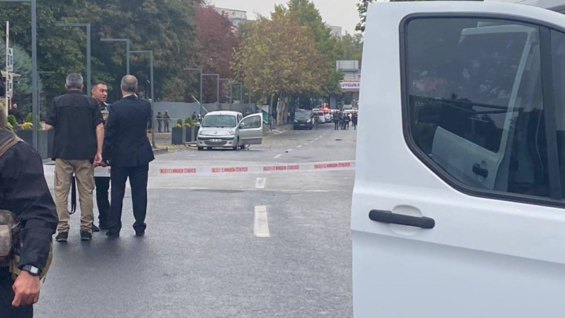 موقع الانفجار بلقرب من مقر مديرية العامة للأمن التابعة لوزارة الداخلية