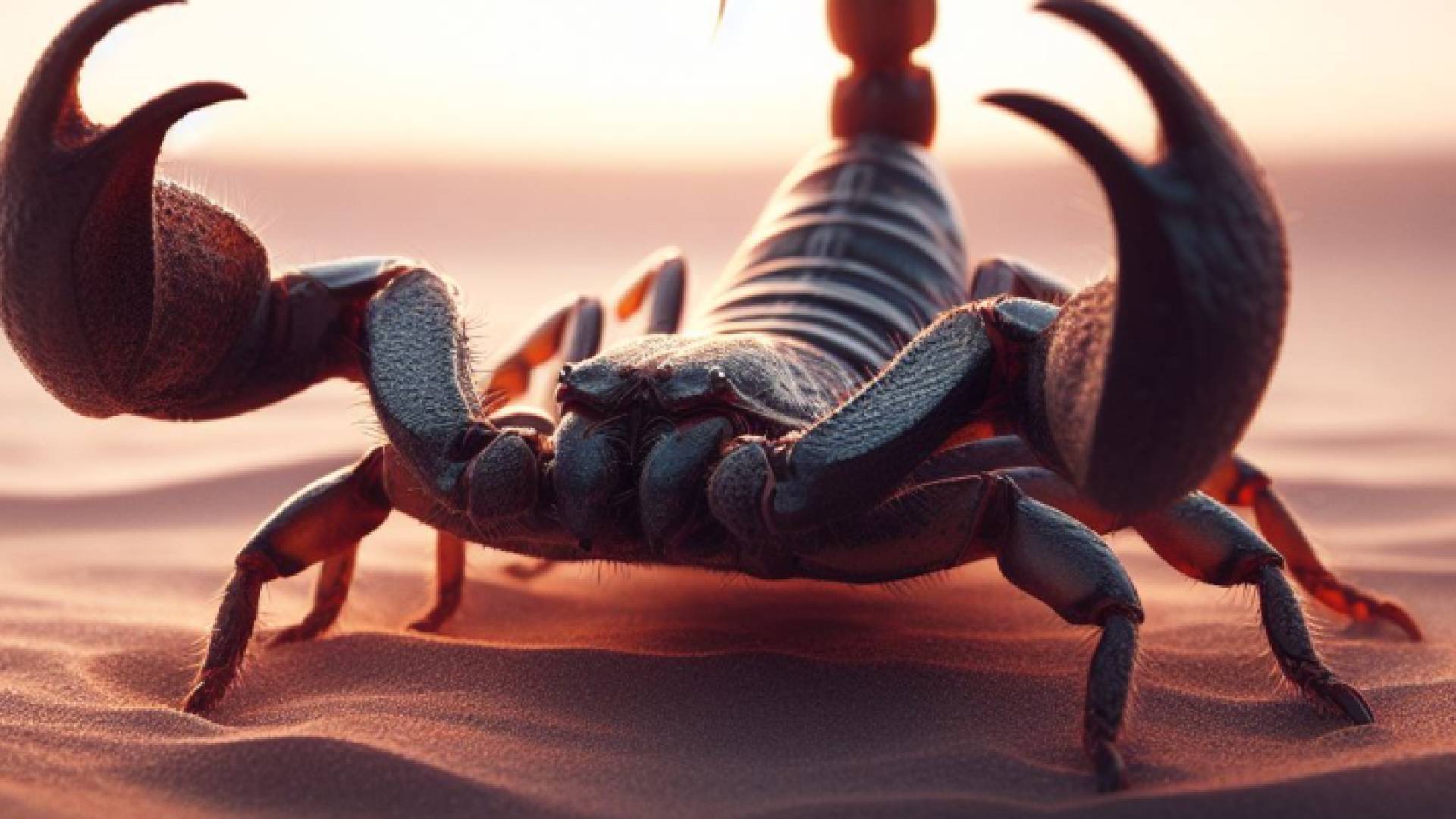 صورة تعبيرية لعقرب عبر تقنية الذكاء الاصطناعي