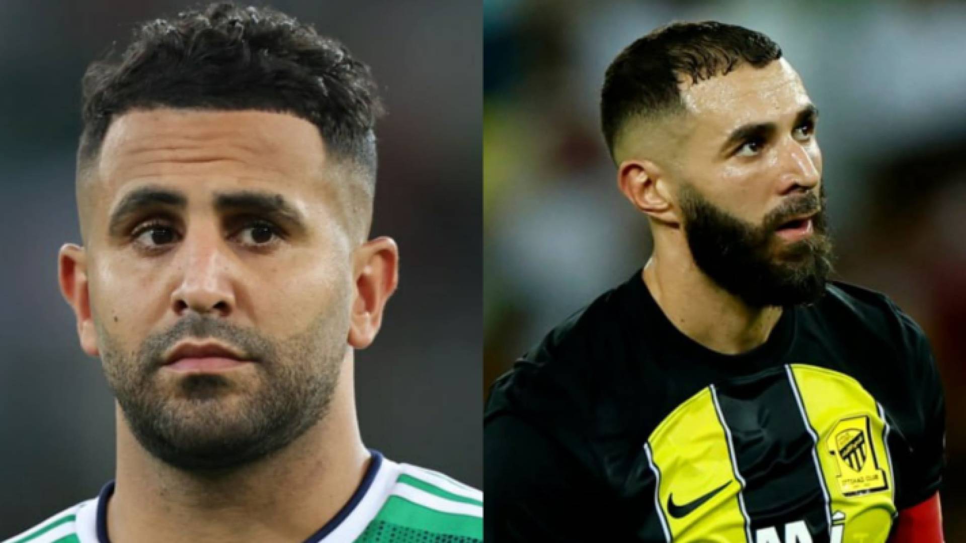 صورة لبنزيما ورياض محرز