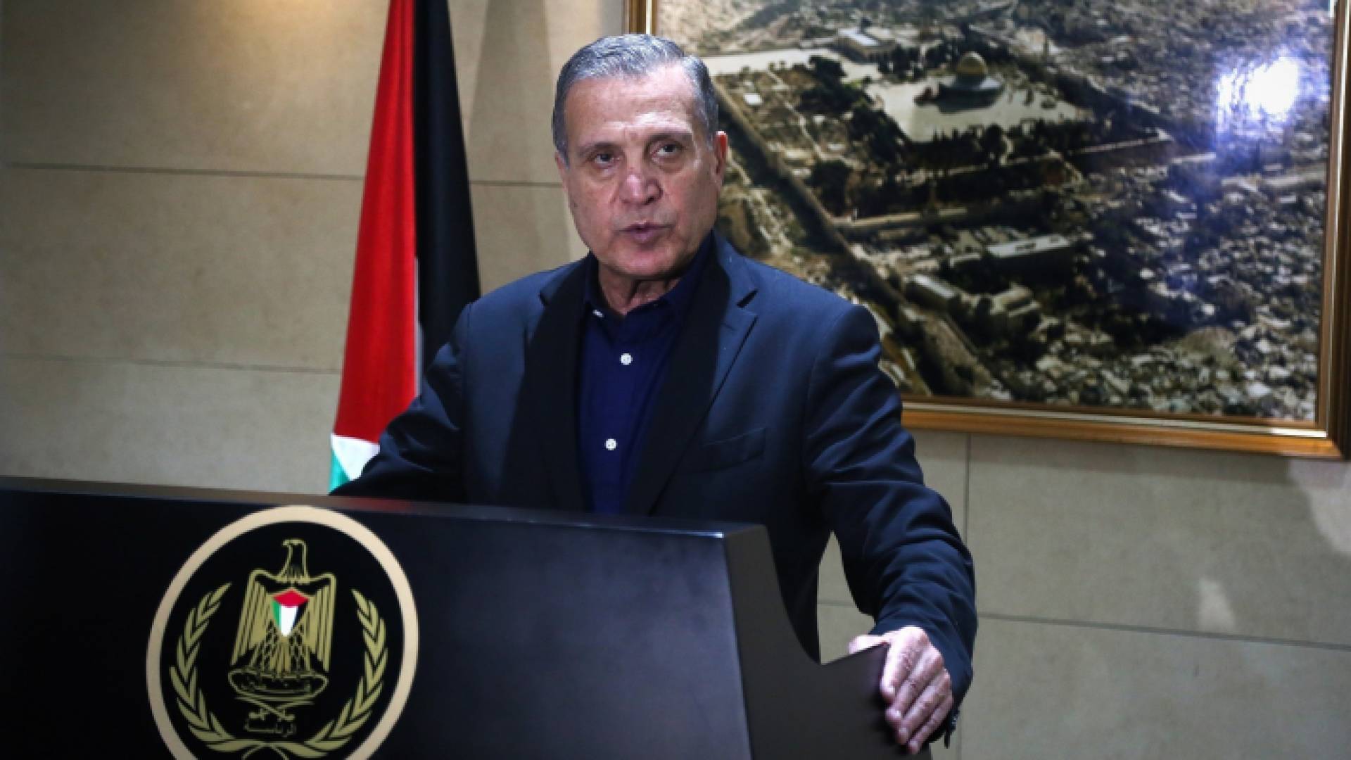 الناطق الرسمي باسم الرئاسة الفلسطينية نبيل أبو ردينة