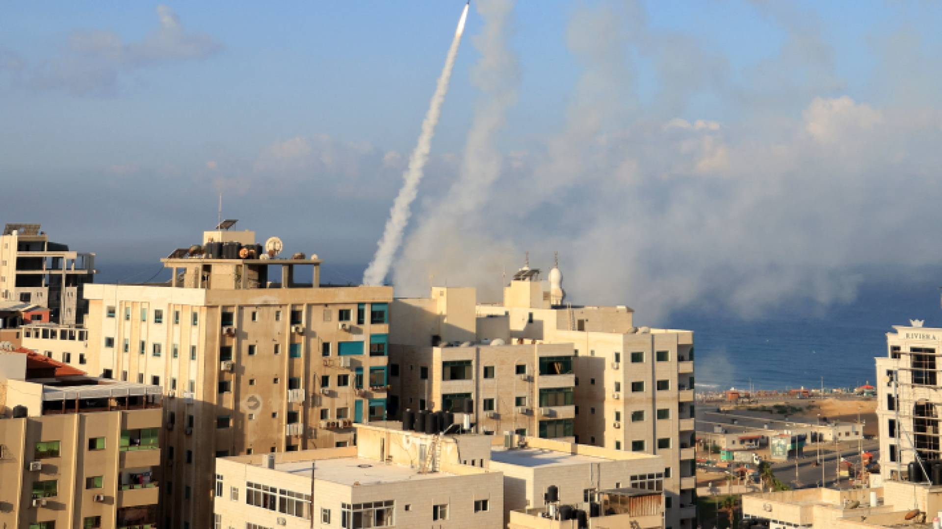رشقات صاروخية من غزة